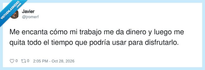 trabajo,dinero,tiempo,ocio,vida