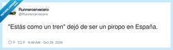Enlace a Renfe ha reconvertido el piropo en insulto, por @Runnercervecero