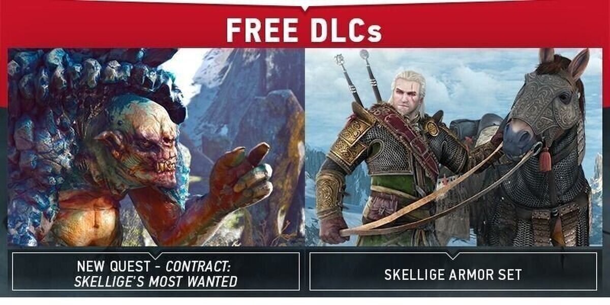 Desvelados los dos DLC's gratuitos semanales para The Witcher III