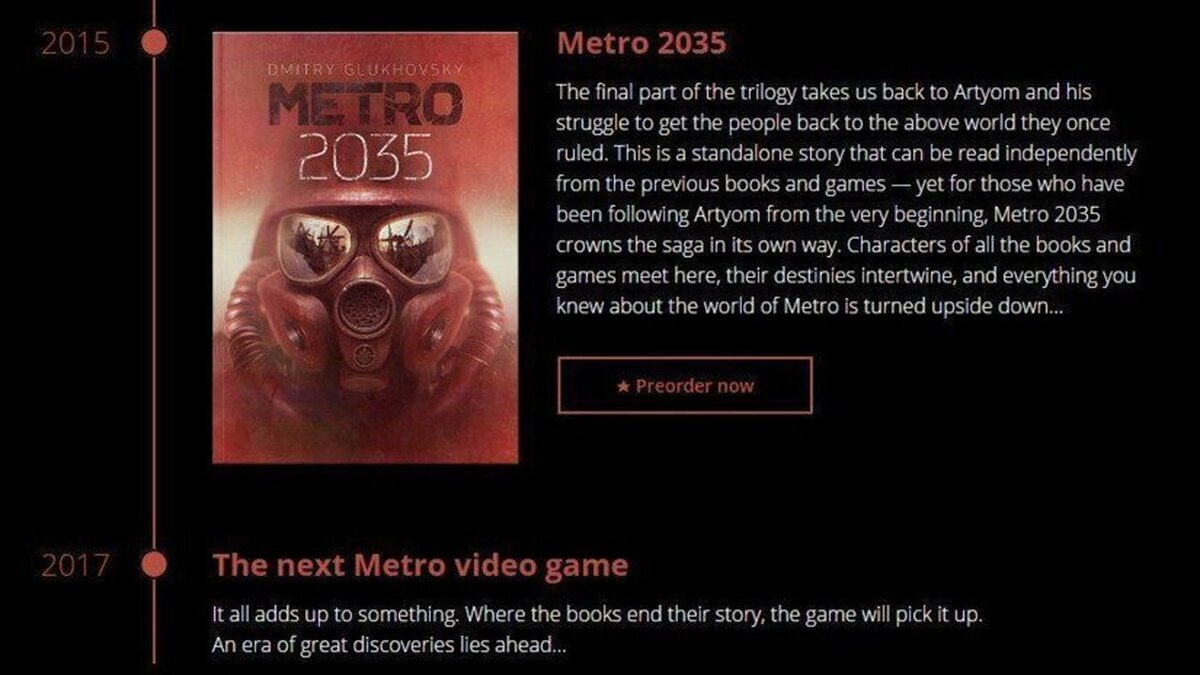 Deep Silver desmiente que en 2017 salga un nuevo videojuego de Metro