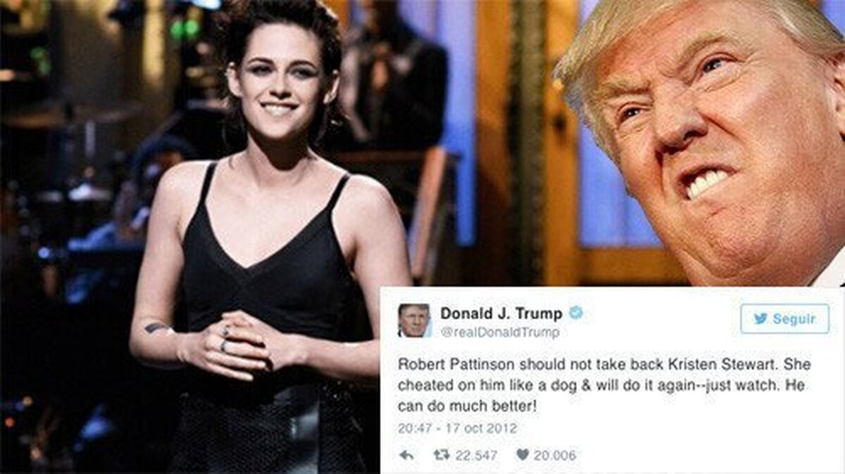 Internet enloquece con Kristen Stewart dejando por los suelos a Trump de la forma más épica