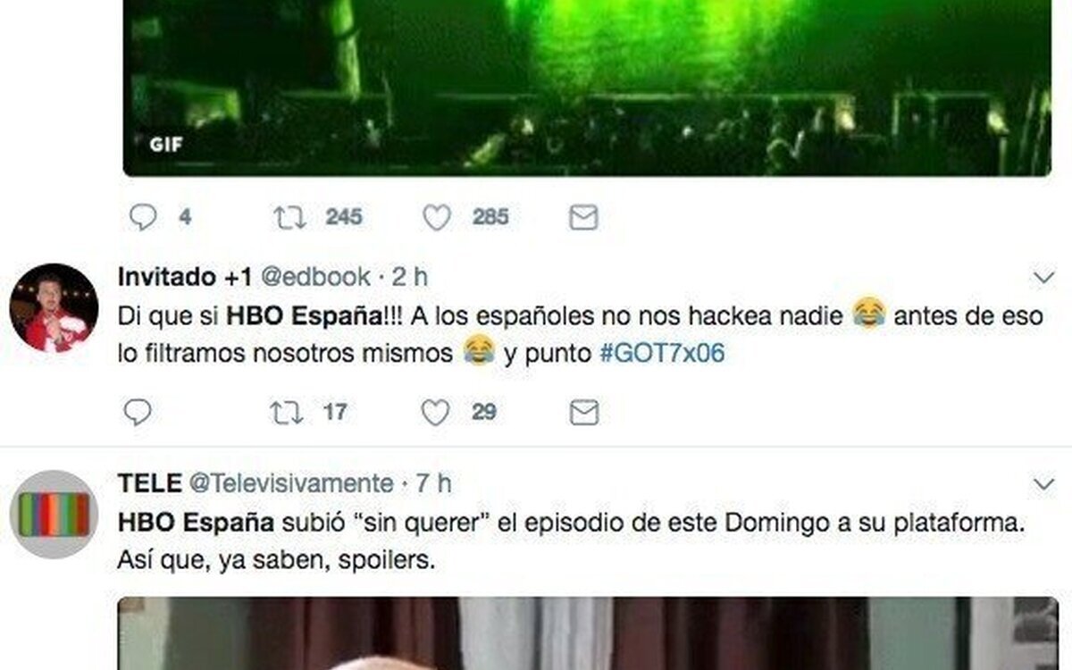 HBO ESPAÑA LA CAGA y filtra el último capítulo de Juego de Tronos por error