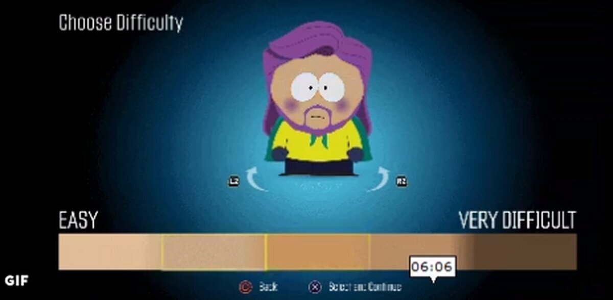 En South Park: Retaguardia en Peligro la dificultad cambiará según nuestro color de piel