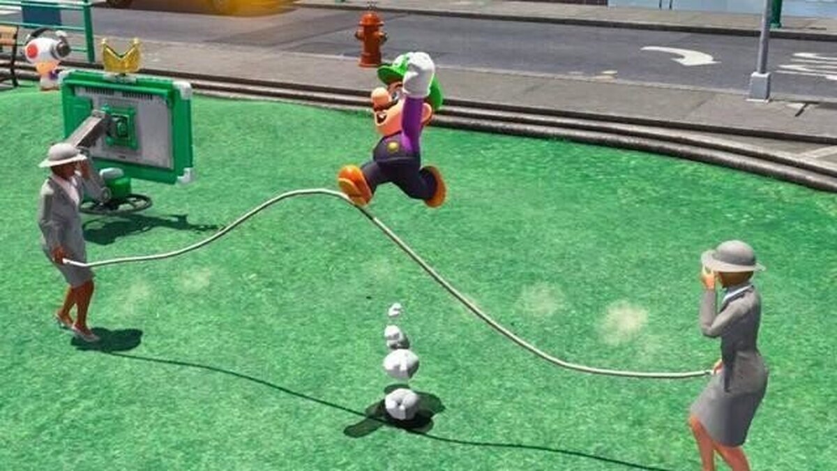 Encuentran un bug que rompe el miniuego de la comba en Super Mario Odyssey 