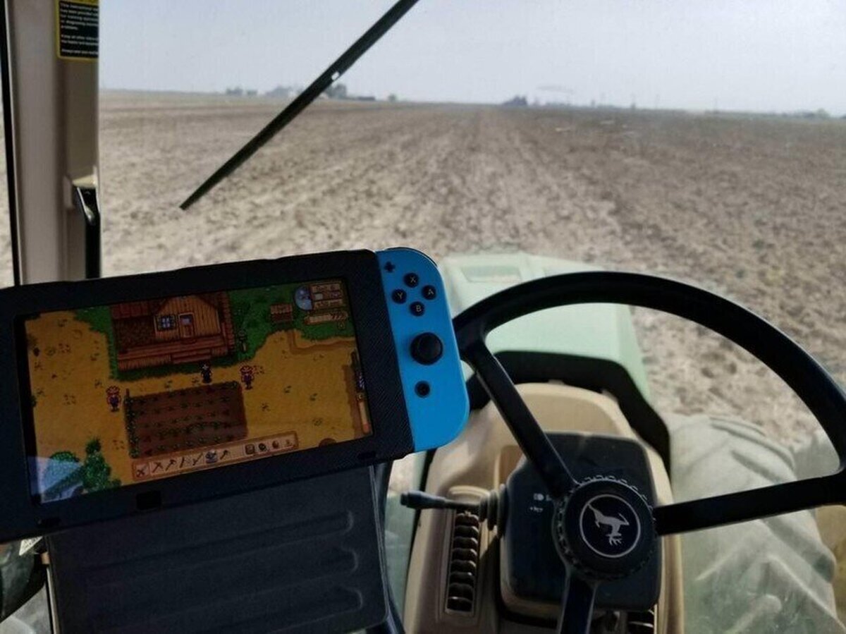 Un granjero juega a Stardew Valley para escapar de la rutina