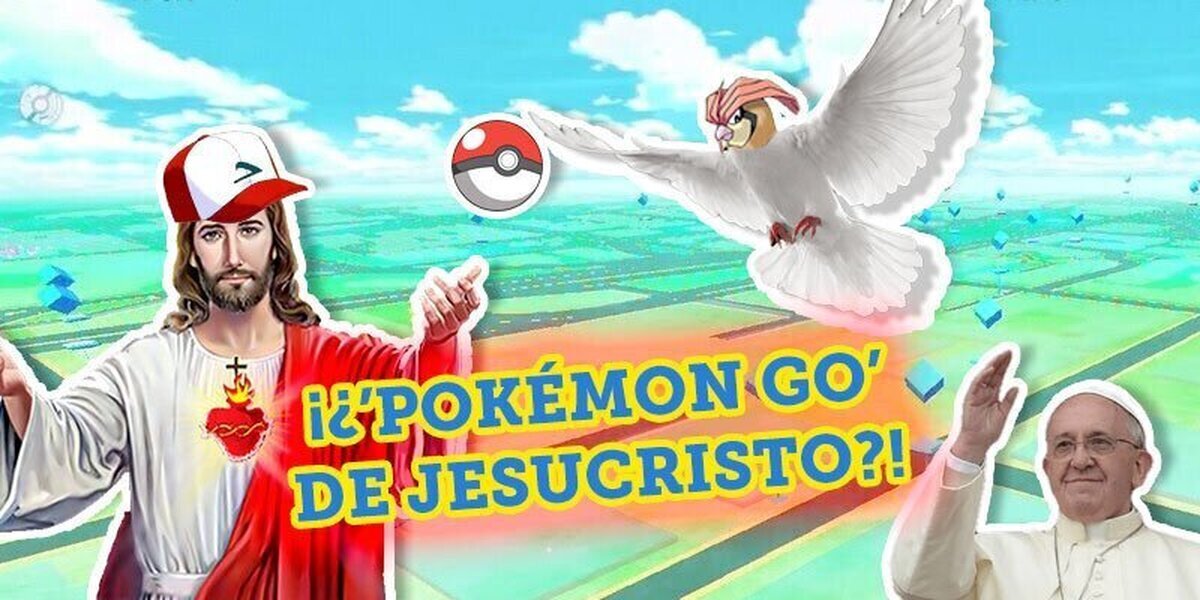 No es broma: Han sacado un 'Pokémon Go' de Jesucristo y el Papa Francisco ha sido beta tester