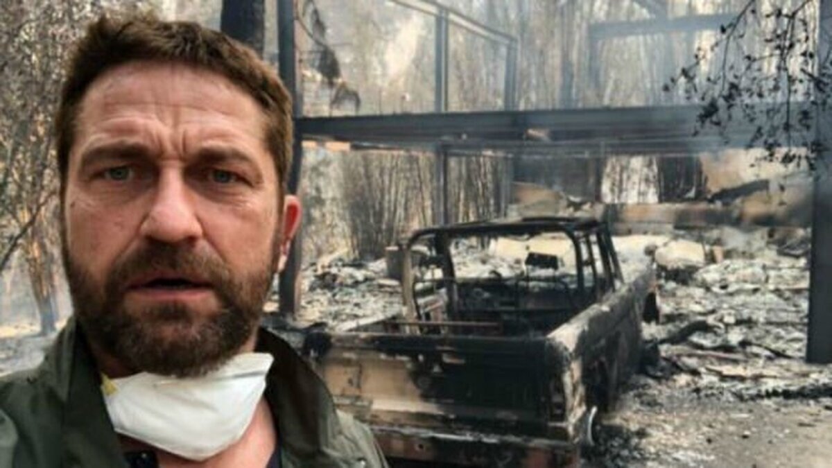 Gerard Butler y multitud de famosos pierden su casa en los incendios de California