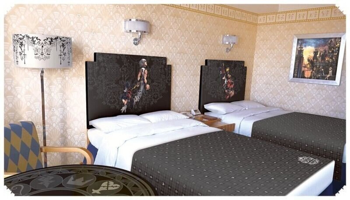 ¿Habitaciones de hotel  basadas en Kingdom Hearts? Deja de frotarte los ojos 