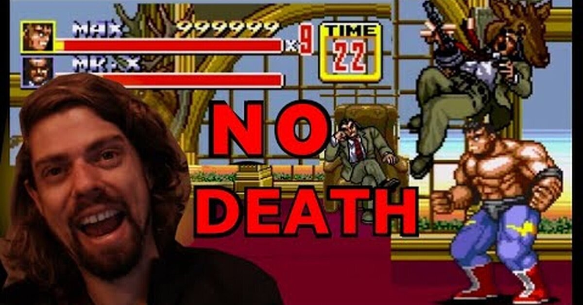 El mejor jugador de Streets of Rage 2 logra pasarse el juego en dificultad mania con Max y sin muertes