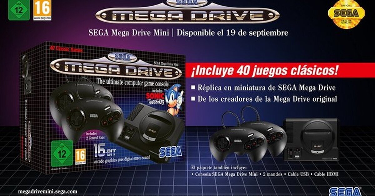 SEGA anuncia que Mega Drive Mini se retrasa en Europa 