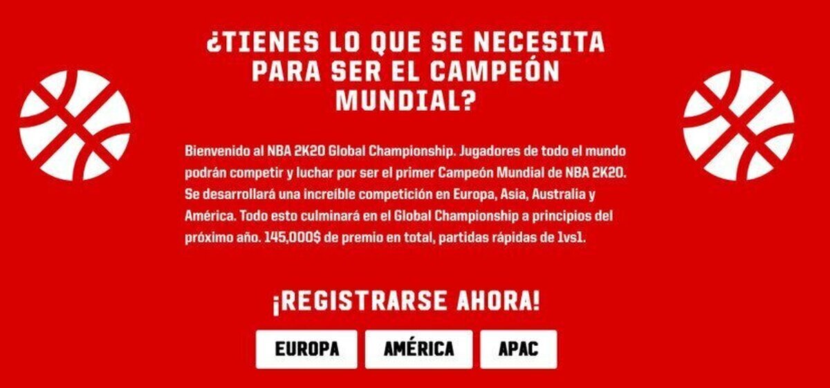 2K anuncia el primer Campeonato Global de NBA 2K20