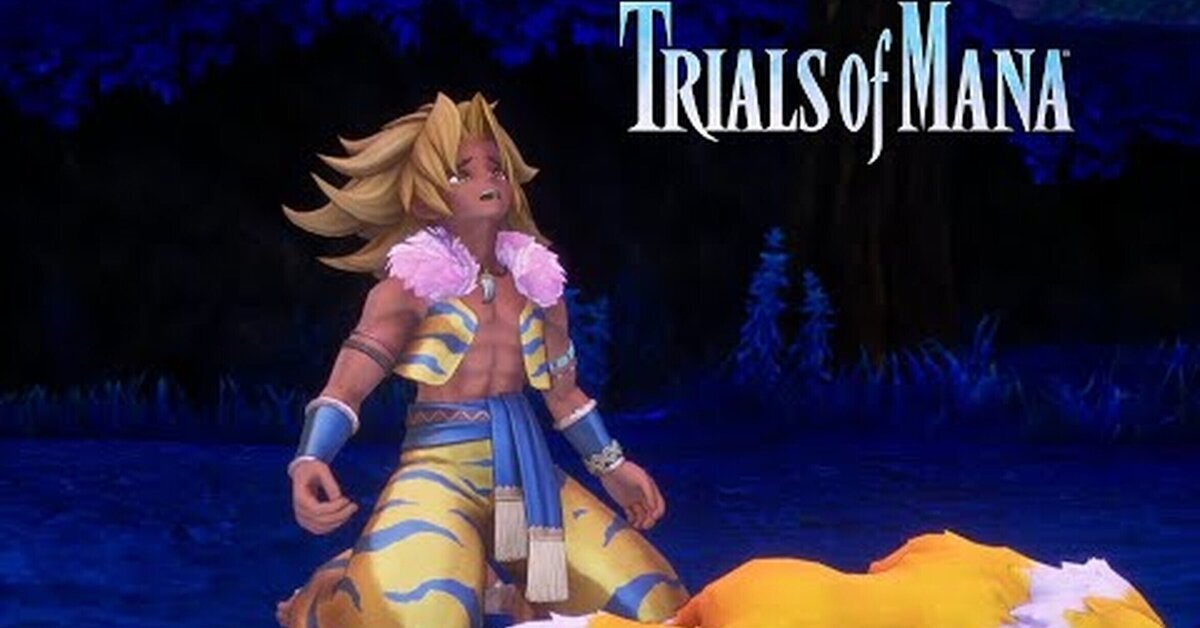 Charlotte y Kevin personajes protagonistas del nuevo tráiler de Trials of Mana