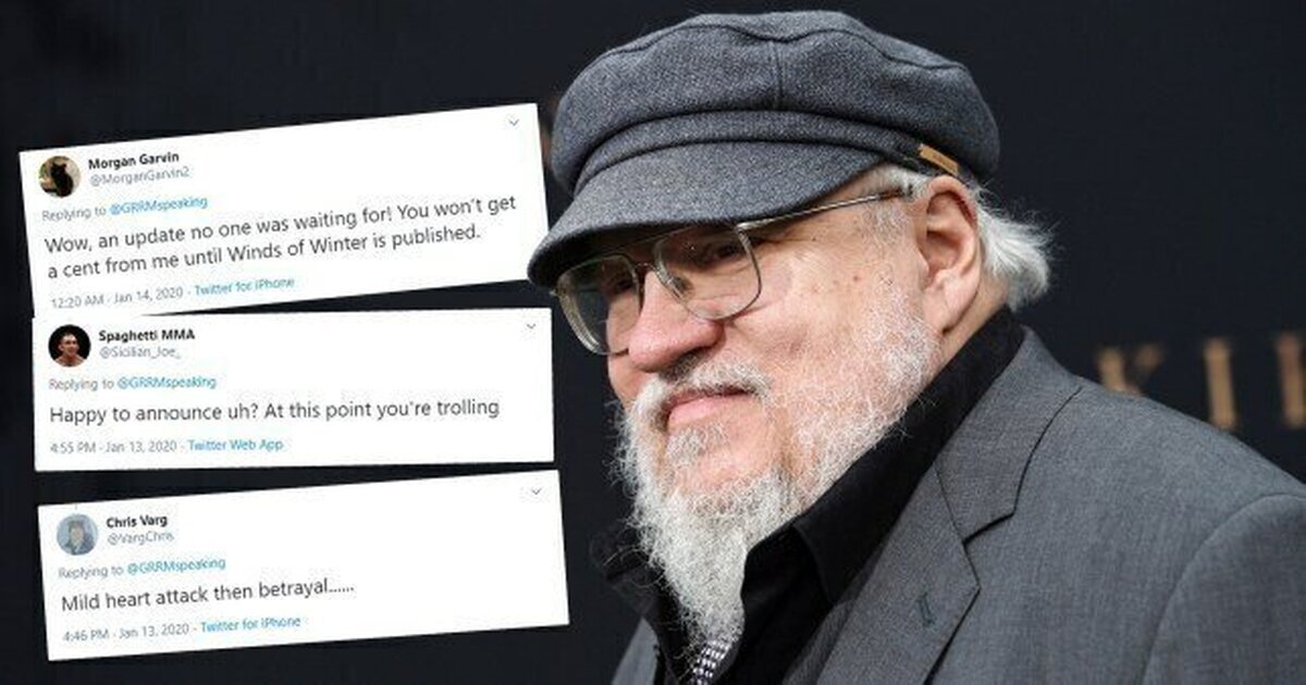 George R.R Martin anuncia la fecha de su nuevo libro pero le sale mal por el enfado de los fans