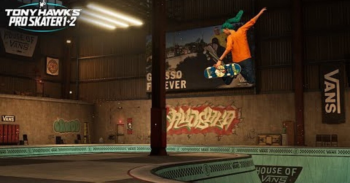 TONY HAWK’S PRO SKATER 1 + 2 incluye un montón de skaters profesionales a su remasterización