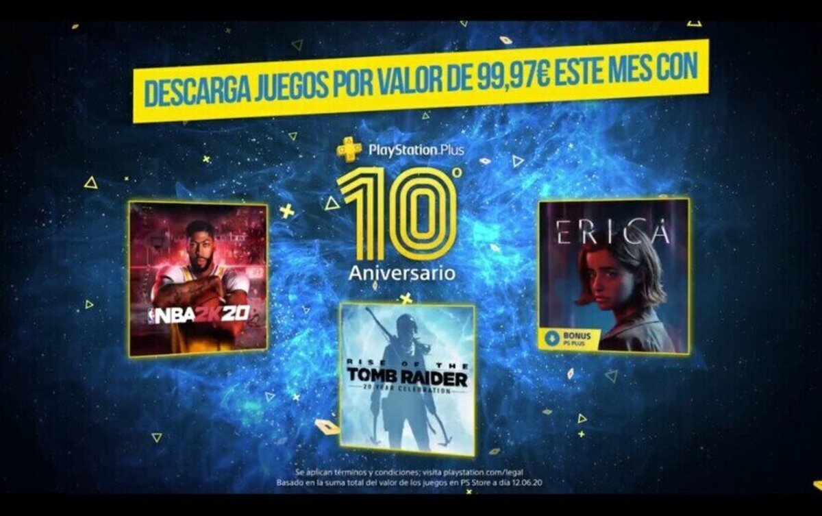 PlayStation Plus celebra hoy su 10º aniversario agradeciendo el apoyo de los fans de PlayStation y anuncia los nuevos juegos del mes de julio