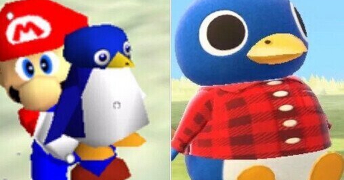 Así sería ahora el pingüino de Mario 64 en un universo paralelo