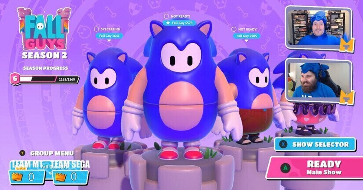 Fall Guys estrena mañana un traje de Sonic pero cuesta demasiadas coronas