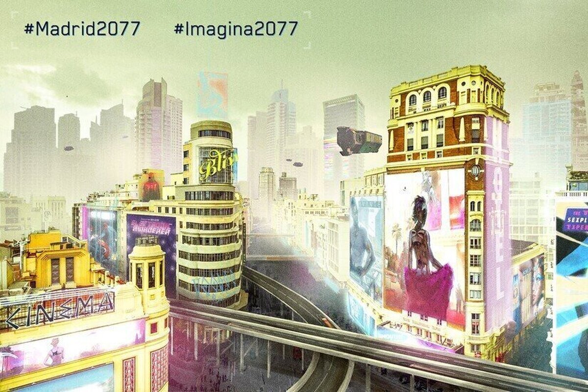 Imaginan cómo serían ciudades como Barcelona, Madrid, Sevilla y muchas más con la estética de Cyberpunk 