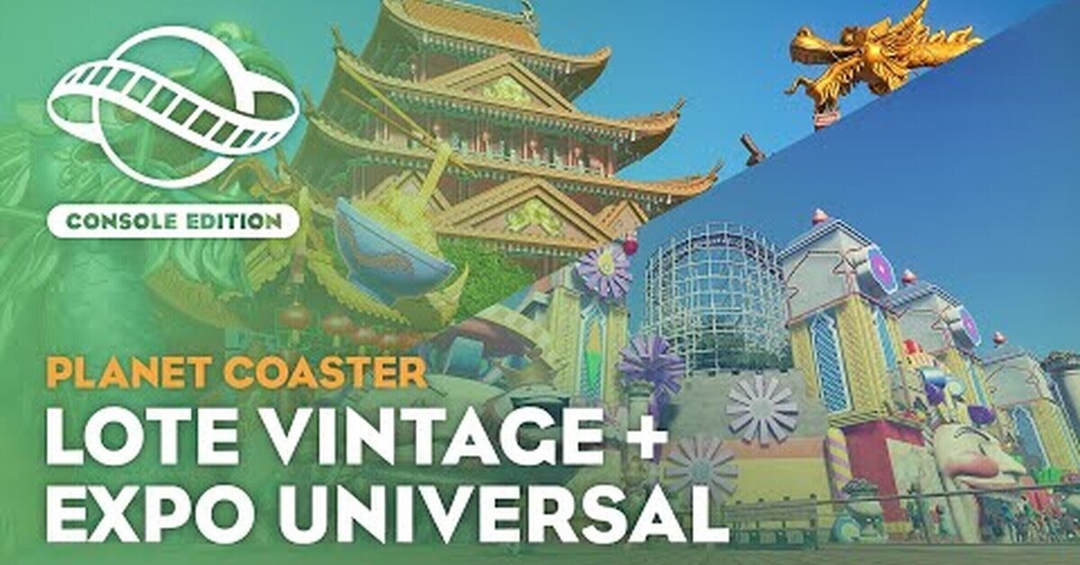 Planet Coaster: Console Edition trae de vuelta atracciones clásicas y añade varios países con el DLC Vintage & World’s Fair Bundle