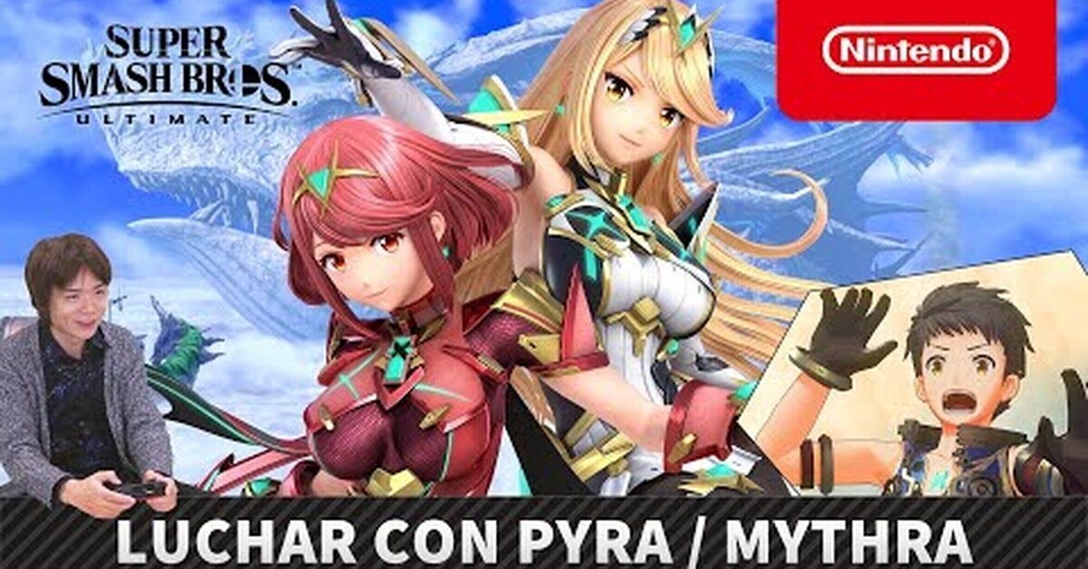 Es hora de aunar fuerzas con Pyra y Mythra, dos waifus que se unen mañana al plantel de Super Smash Bros. Ultimate