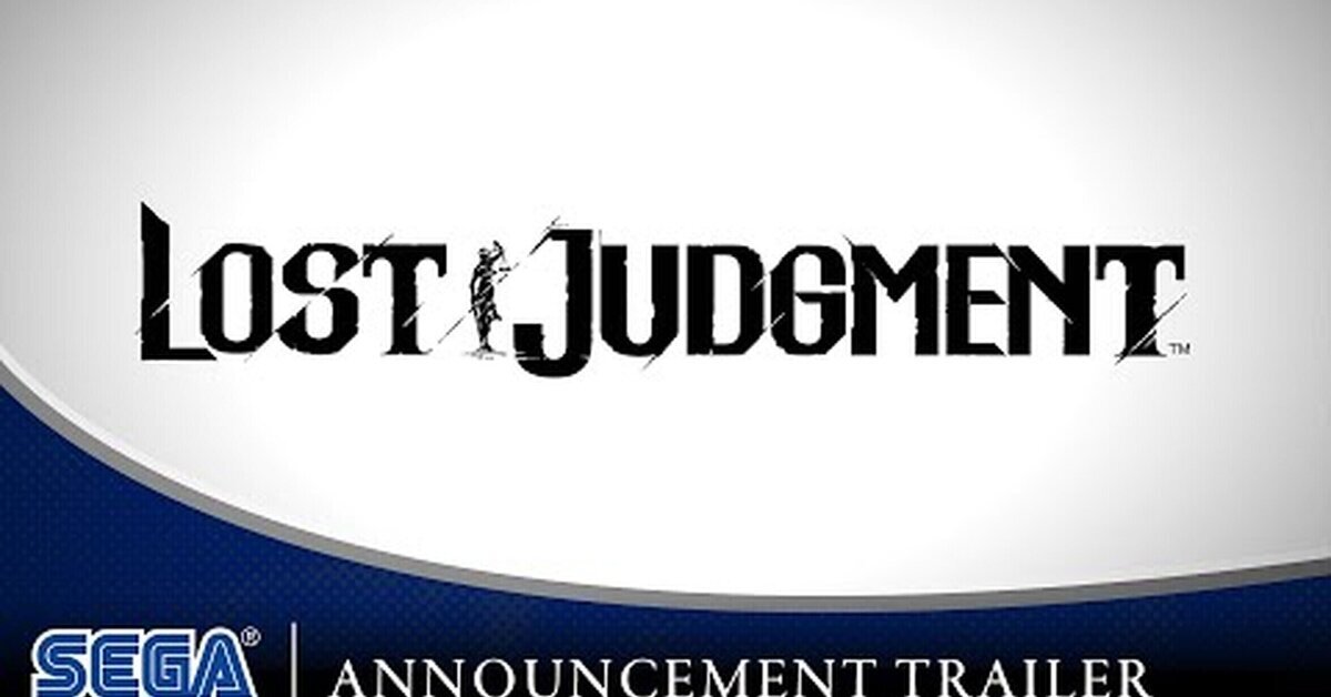 Ryu Ga Gotoku Studio y SEGA anuncian Lost Judgment 