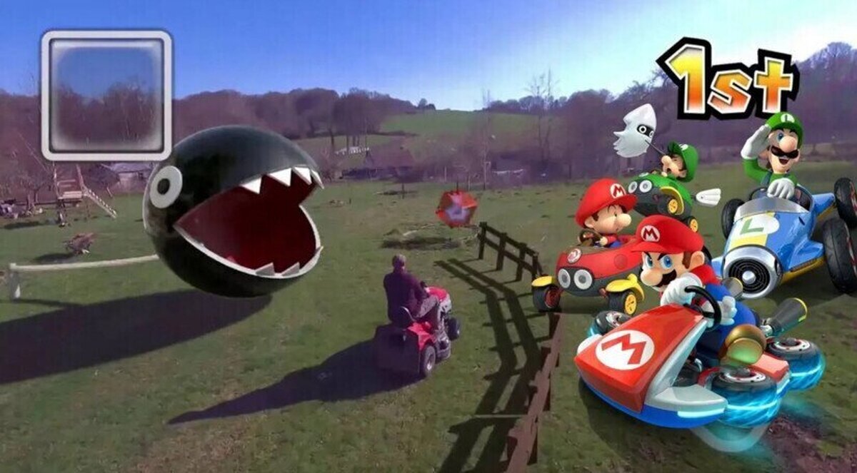 Un youtuber se curra su propia versión de Mario Kart con un cortacésped y un dron