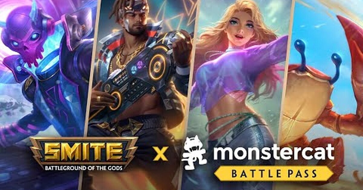 Ya disponible en SMITE: nuevo Pase de batalla Monstercat, Azula de Avatar y nuevos diseños de dioses