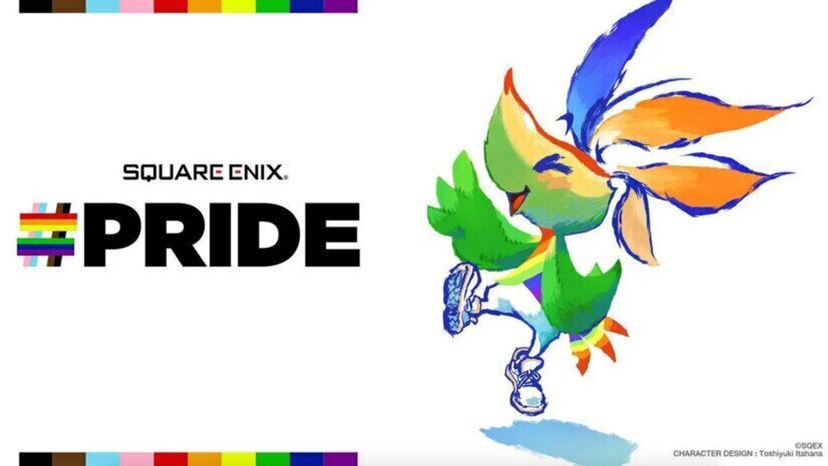 Square Enix presenta una mascota que representa la diversidad para celebrar el Mes del Orgullo