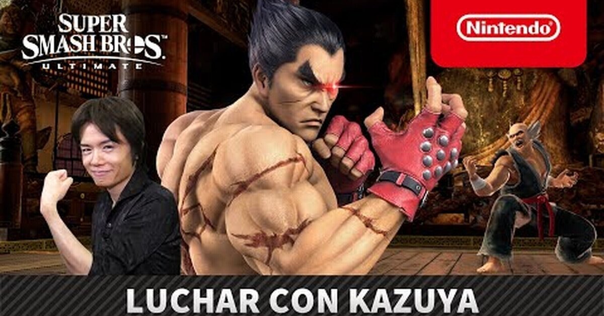 Kazuya Mishima, de la serie Tekken, se une al plantel de Super Smash Bros. Ultimate el 30 de junio