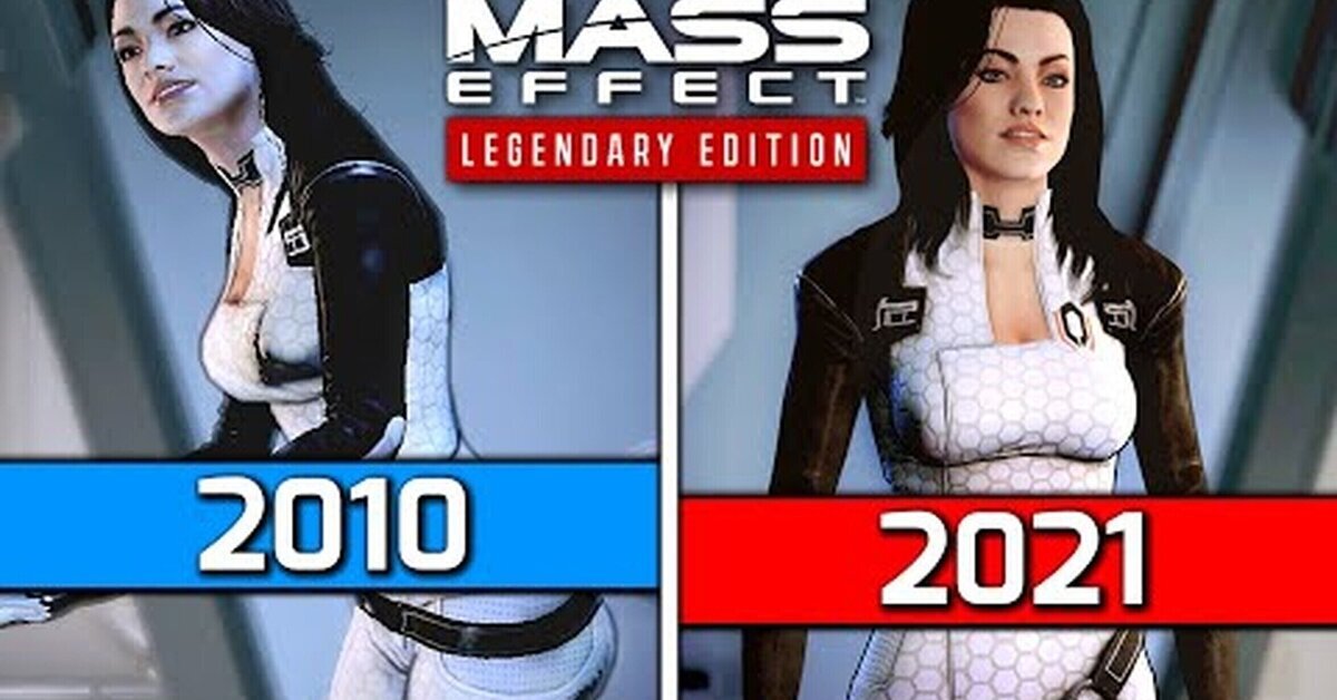 Un mod recupera los planos a los culos de Mass Effect Legendary Edition
