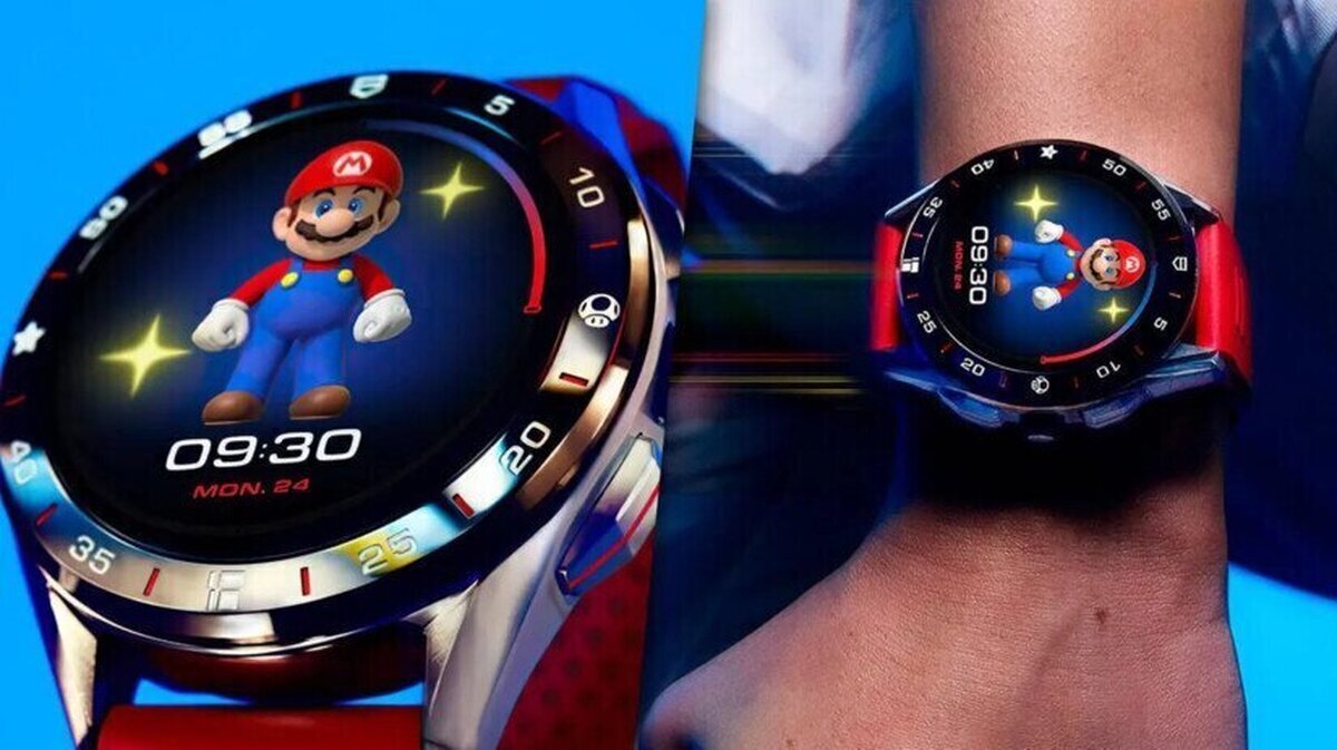 TAG Heuer y Nintendo lanzan un reloj de Super Mario que cuesta 2150 dólares