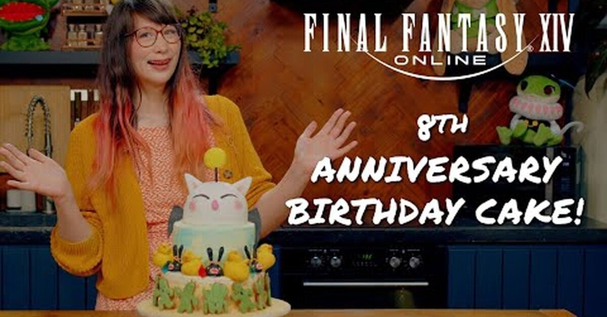 FINAL FANTASY XIV ONLINE CELEBRA SU OCTAVO ANIVERSARIO CON UNA TARTA DE CUMPLEAÑOS DEL PRODIGIO CULINARIO KIM-JOY