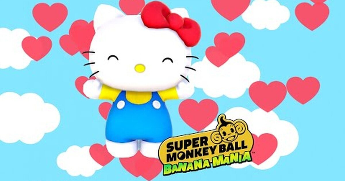 La alegre Hello Kitty se suma al listado de personajes de Super Monkey Ball Banana Mania