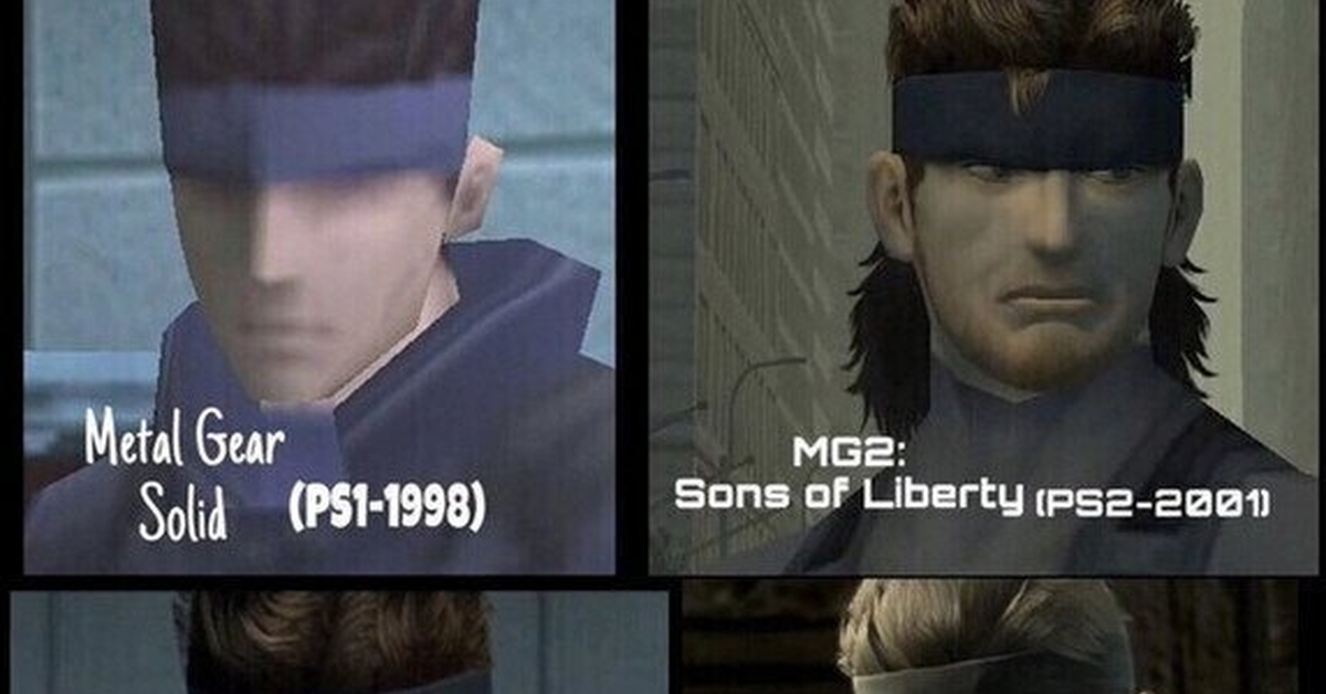 La evolución de Solid Snake