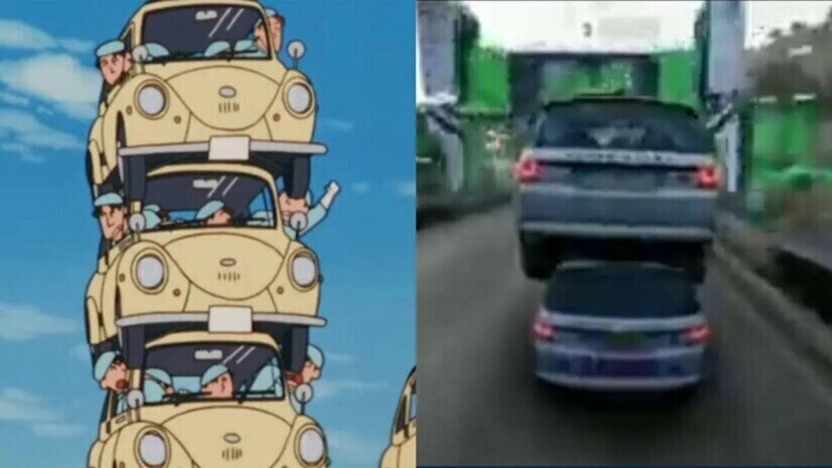 Un clip de Forza Horizon 5 se hace viral por su parecido con Shin-chan: Los adultos contraatacan
