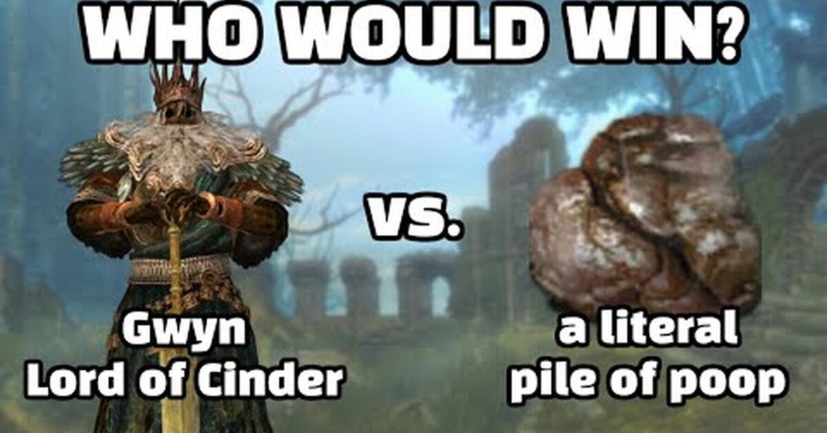Se pasa Dark Souls: Remastered lanzando excrementos contra los final bosses