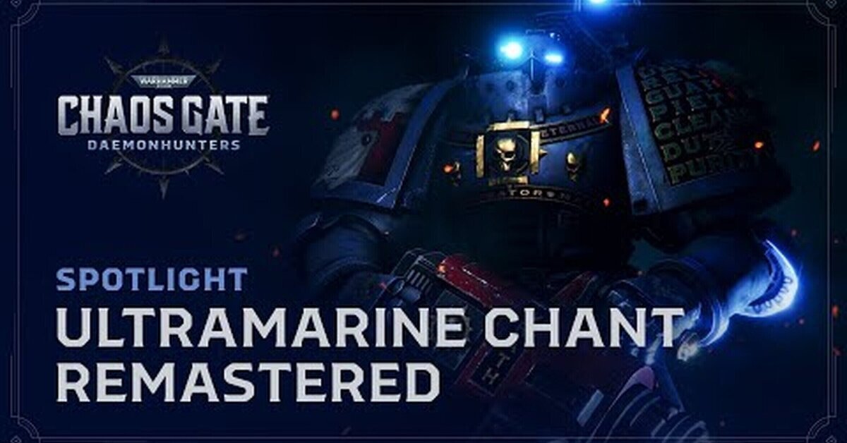 ¡Disfruta de un clásico que vuelve a la vida! El icónico Canto Ultramarino de Warhammer 40,000: Chaos Gate de 1998 ha sido remasterizado en Daemonhunters