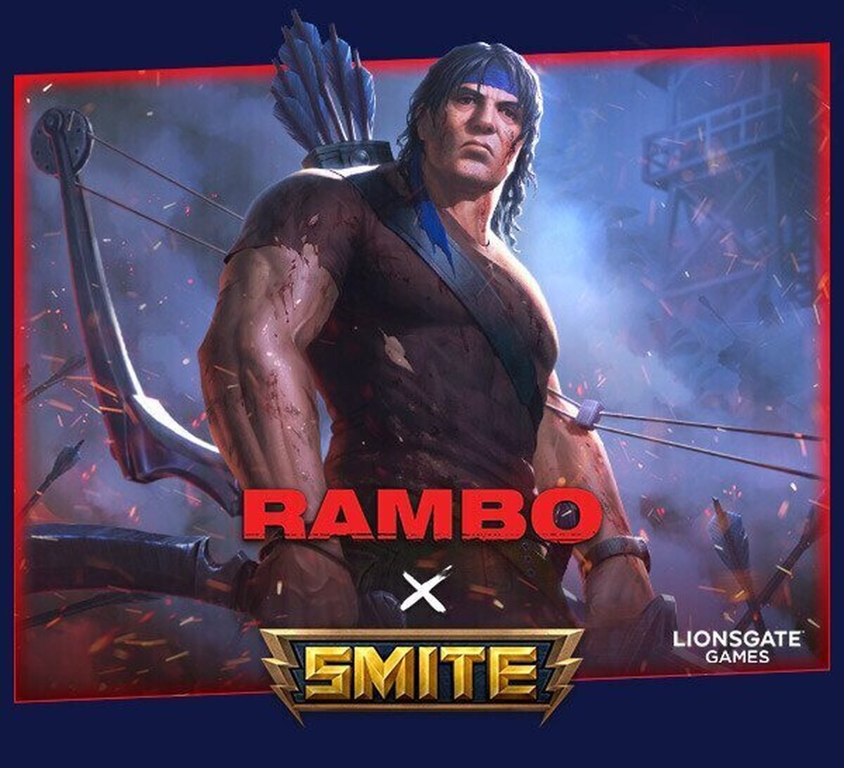Rambo se une a los dioses de SMITE a través de Prime Gaming