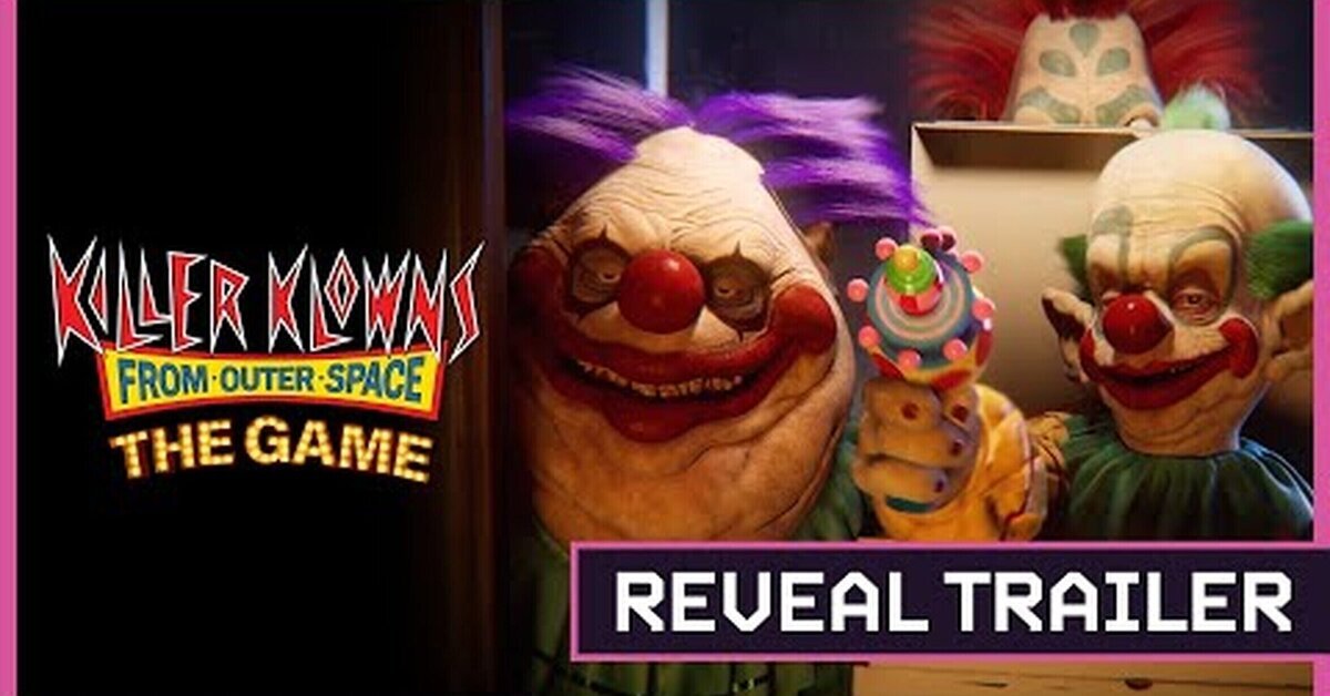 Descubre Killer Klowns from Outer Space: The Game, un nuevo juego de terror asim&eacute;trico 3v7  sangriento y dulce basado en la ic&oacute;nica pel&iacute;cula de 1988