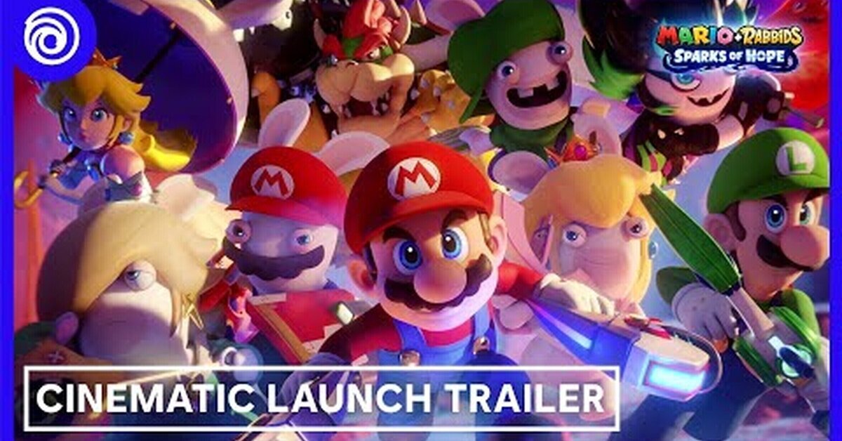  Mario + Rabbids Sparks of Hope: Trailer de lanzamiento cinemático 
