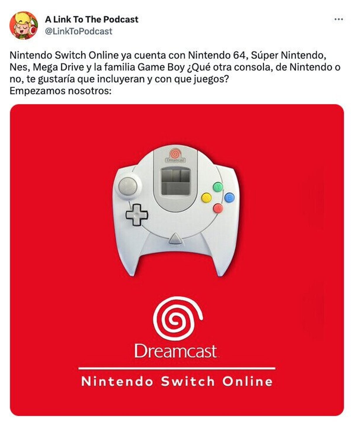 ¿Te gustaría ver los mejores juegos de Dreamcast en Switch? Por @LinkToPodcast