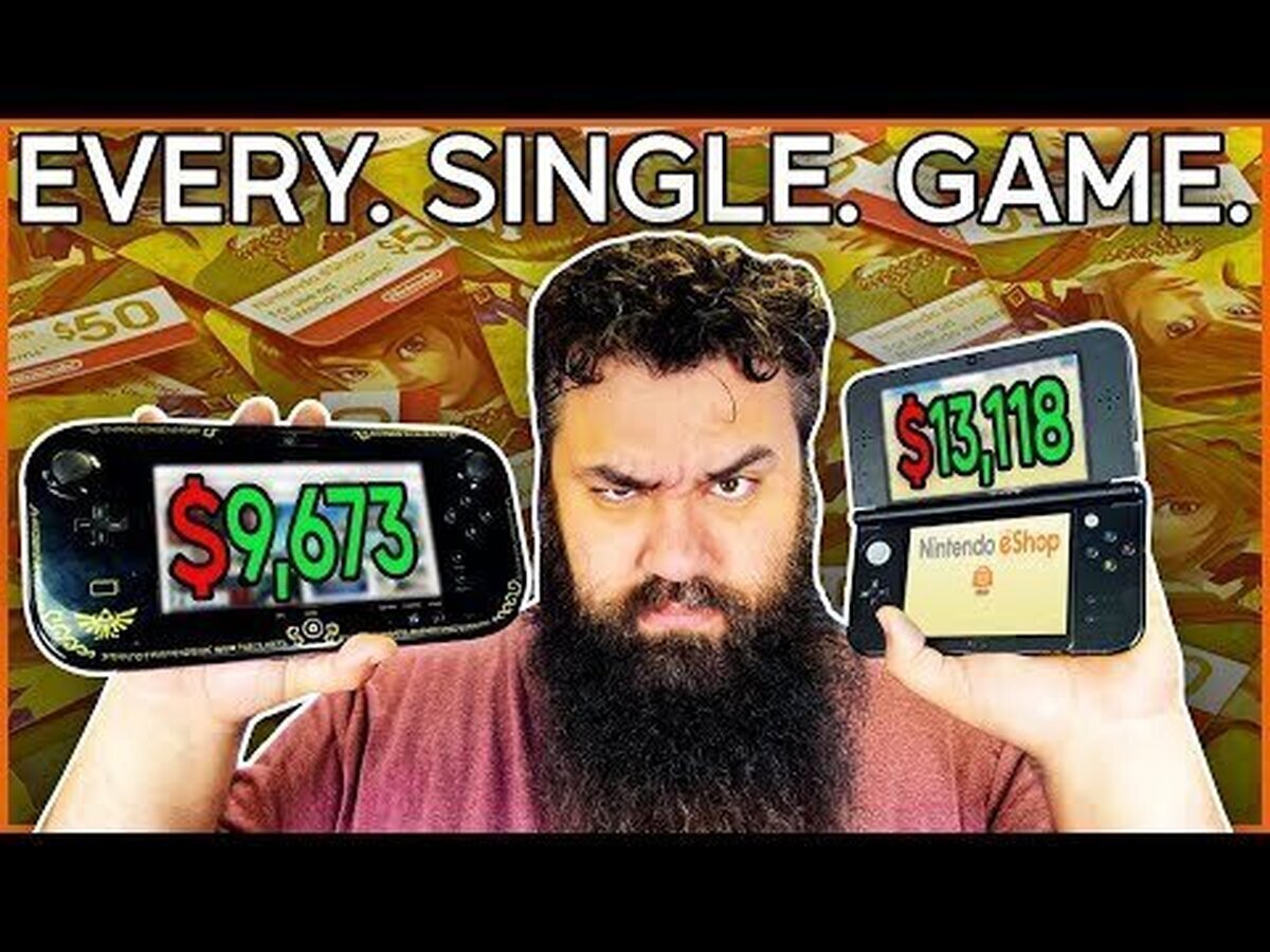 Un youtuber ha comprado todos los juegos de Wii U y Nintendo 3DS justo antes de que cierre la eShop 