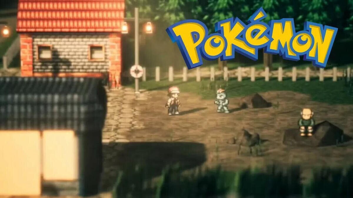 Así se vería un remake de Pokémon Rojo al estilo de Octopath Traveler