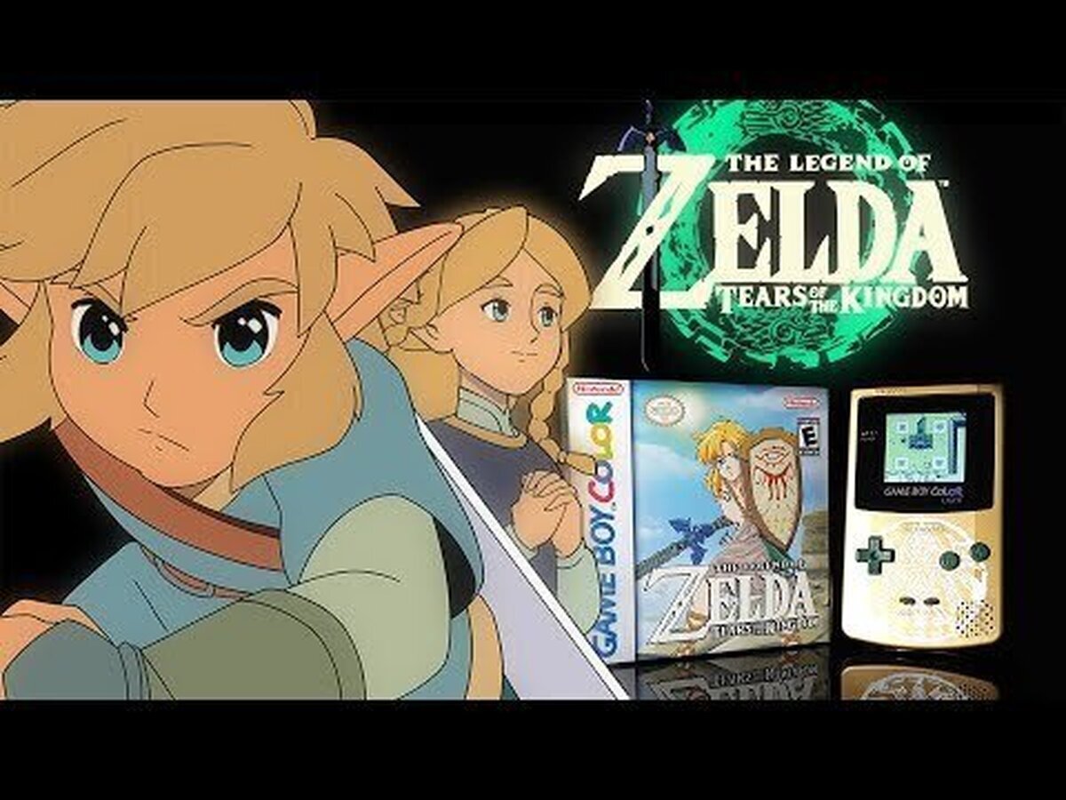 Así sería  'Zelda: Tears of the Kingdom' si fuese un juego de Game Boy Color