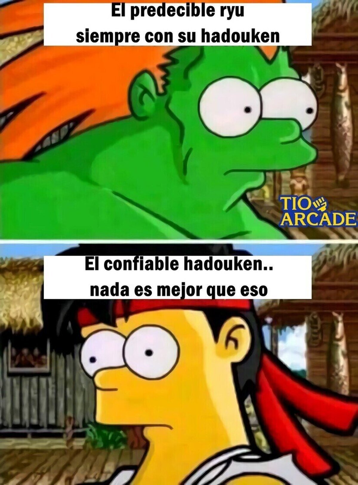 Cada combate de Street Fighter II
