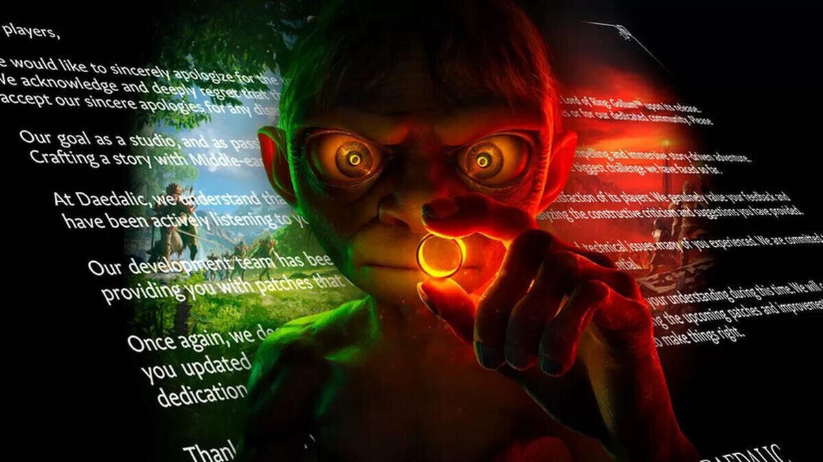 Los creadores de The Lord of the Rings: Gollum han pedido perdón con el siguiente comunicado