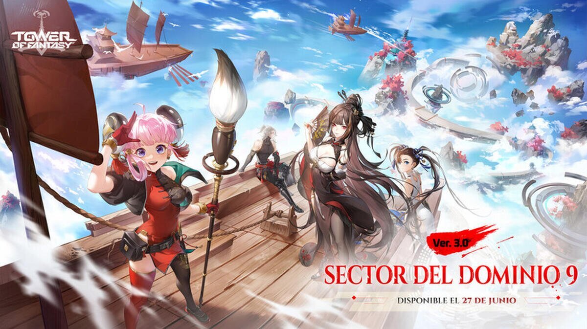 LA EXPANSIÓN 3.0 DE TOWER OF FANTASY, SECTOR DEL DOMINIO, SE LANZA EL 27 DE JUNIO