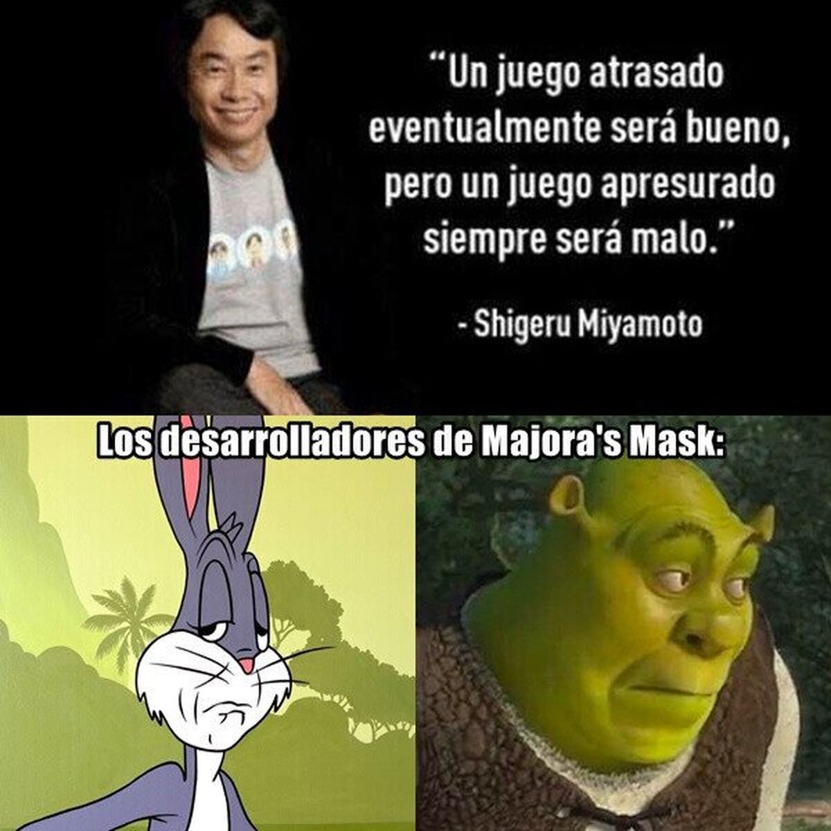 Majora Mask a sido una excepción a la regla y les salió muy bien ?
