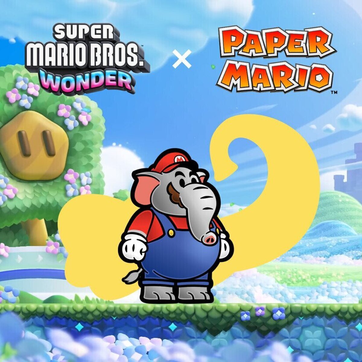 Mario elefante recreado en Paper Mario, por JardsonJean 2 days ago