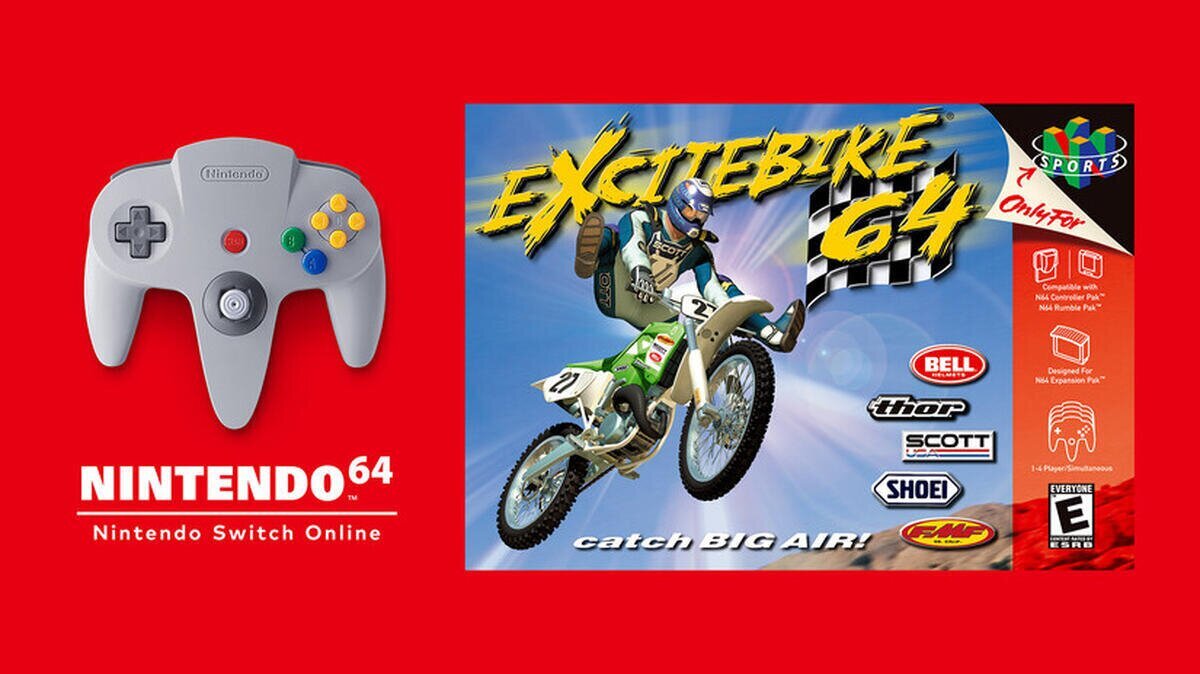 Anunciado Excitebike 64 para Nintendo Switch Online + Paquete de Expansión